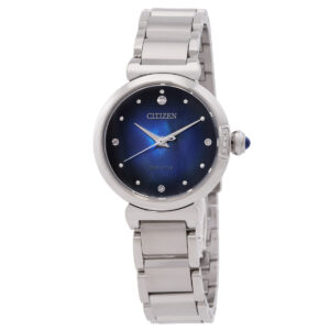 Home citizen l mae eco drive blue dial ladies watch em1060 87l