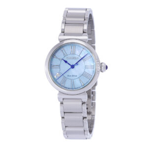 Home citizen l series eco drive mother of pearl dial ladies watch em1060 87n