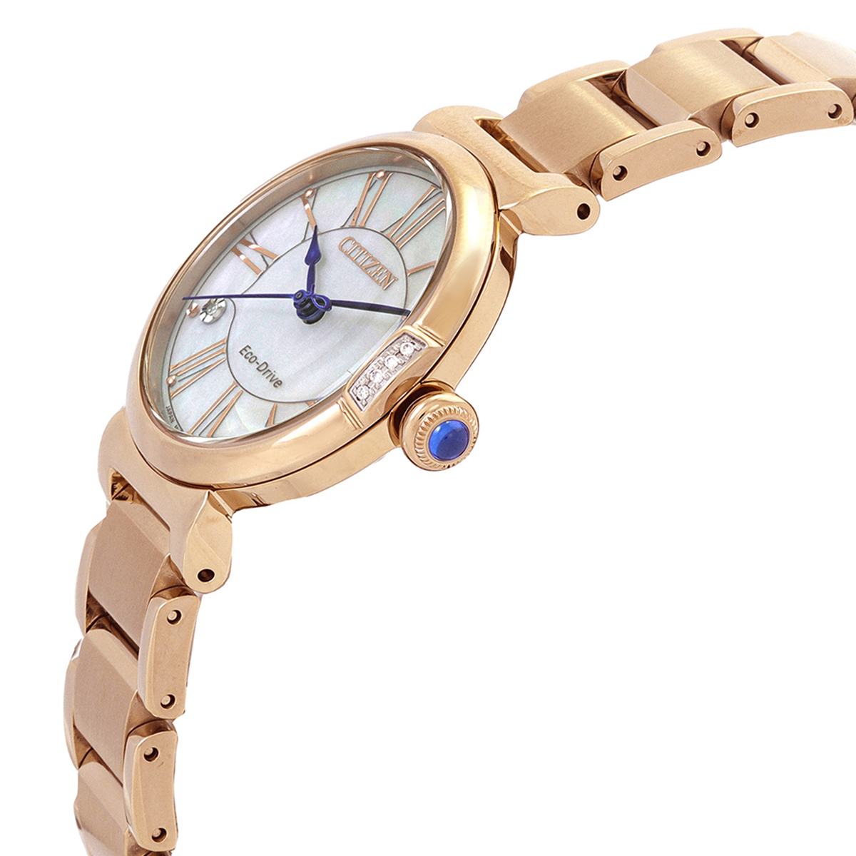 citizen l series eco drive mother of pearl dial ladies watch em1063 89d citizen l series eco drive mother of pearl dial ladies watch em1063 89d