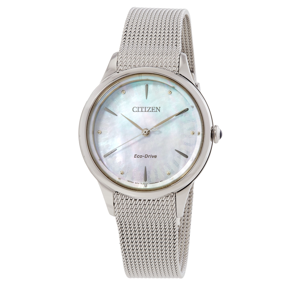 citizen l series eco drive mother of pearl dial ladies watch em1150 86d citizen l series eco drive mother of pearl dial ladies watch em1150 86d