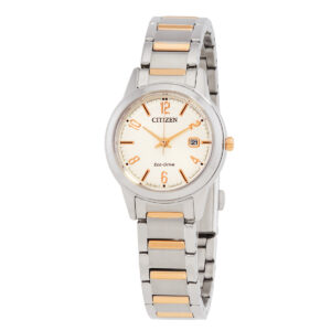 Home citizen lady copper dial two tone watch fe1244 72a
