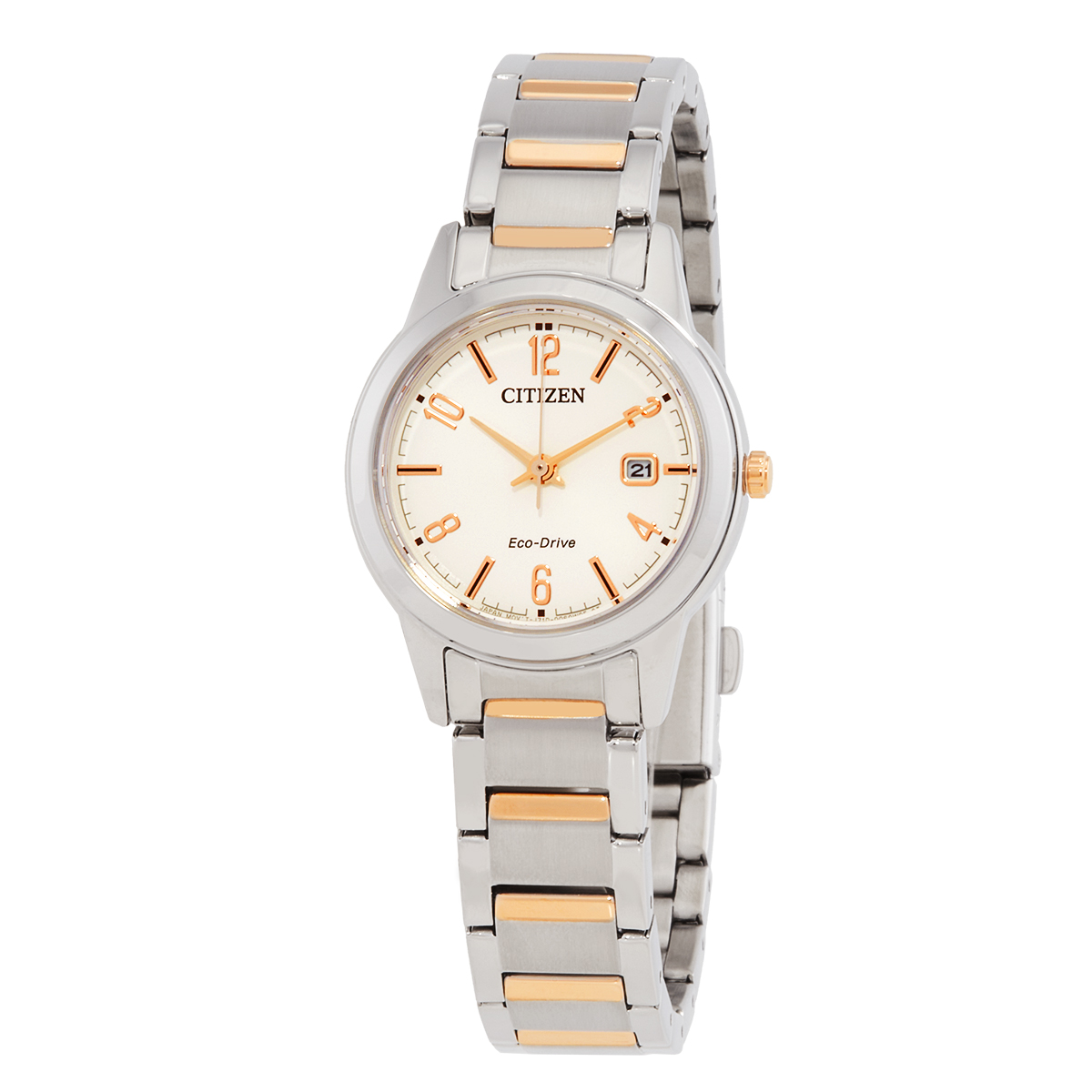 citizen lady copper dial two tone watch fe1244 72a citizen lady copper dial two tone watch fe1244 72a