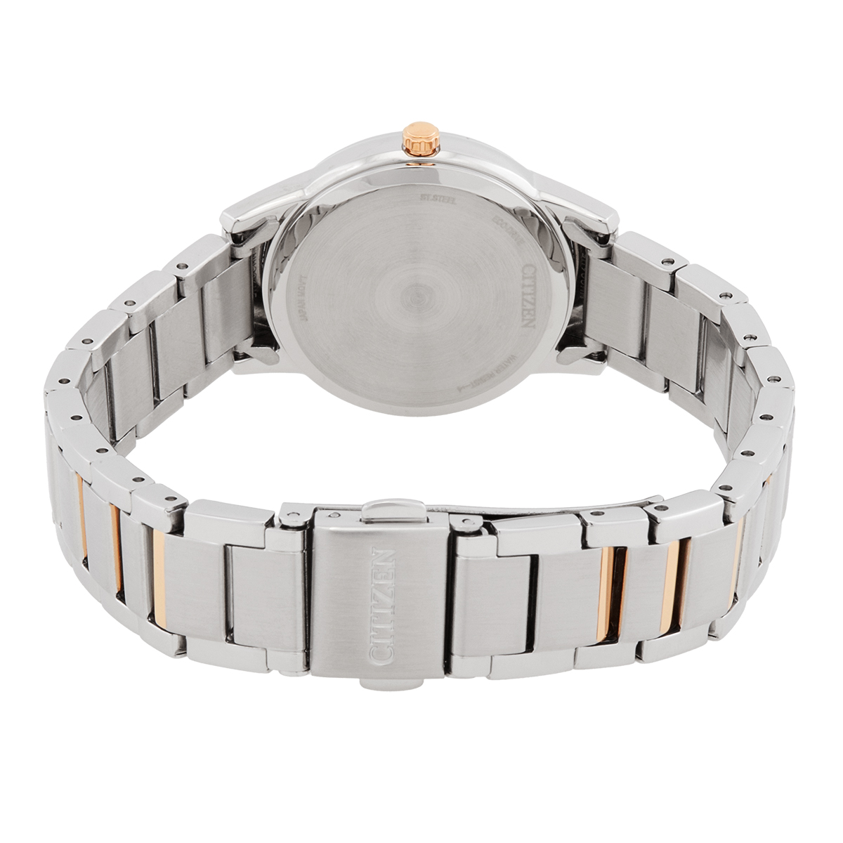 citizen lady copper dial two tone watch fe1244 72a citizen lady copper dial two tone watch fe1244 72a