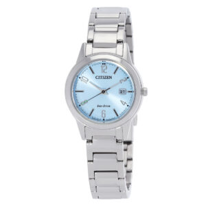 Home citizen lady eco drive blue dial watch fe1241 71l
