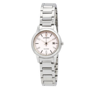 Home citizen lady eco drive pink dial watch fe1241 71z