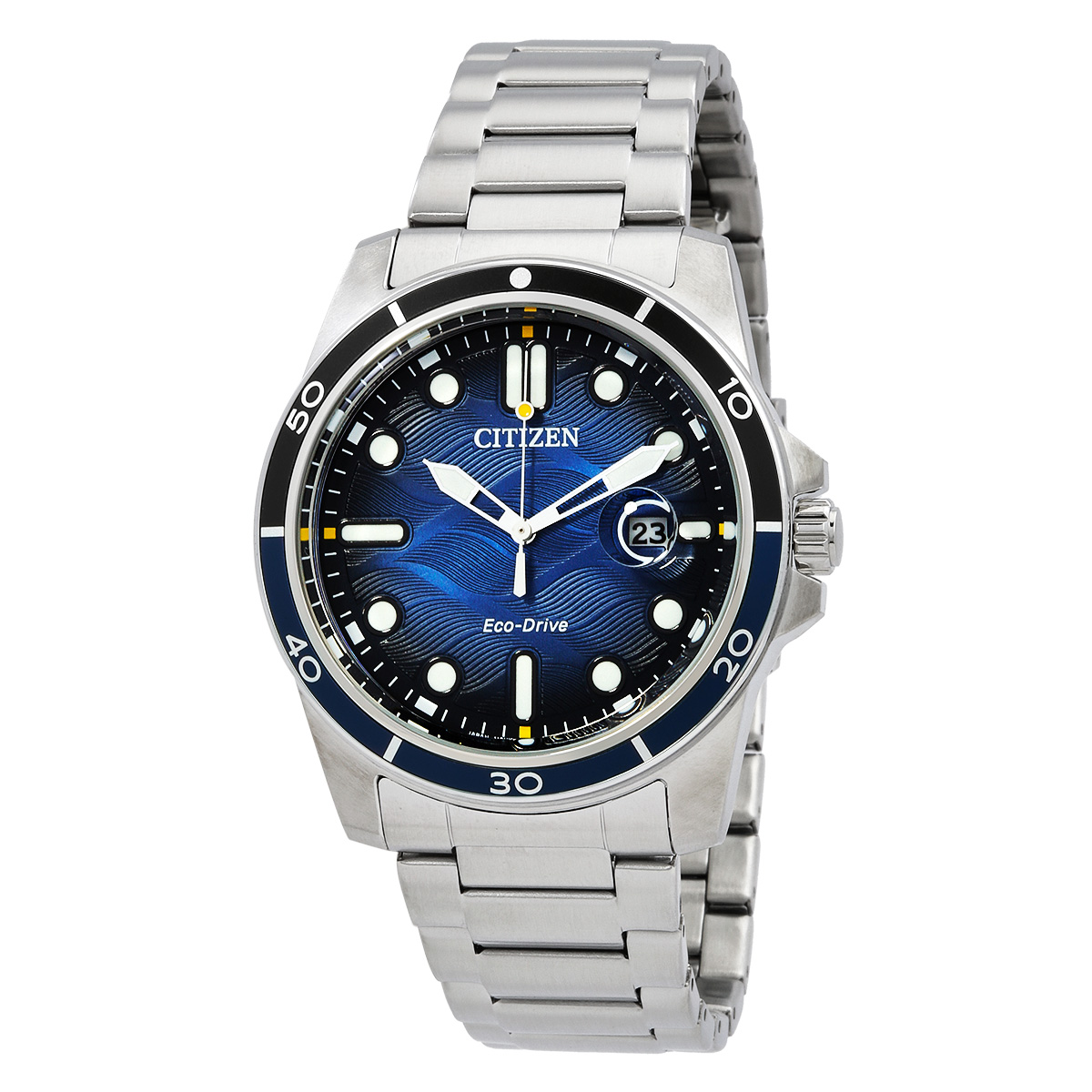 citizen marine 1810 eco drive blue dial men's watch aw1810 85l citizen marine 1810 eco drive blue dial men's watch aw1810 85l