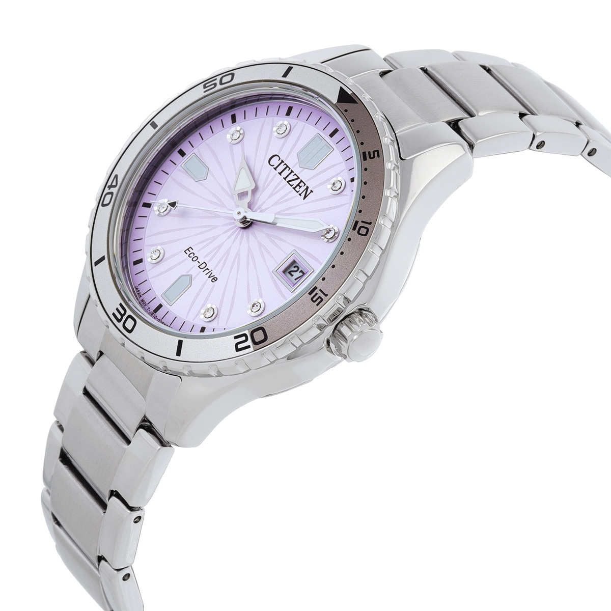 citizen marine lady eco drive light pink dial ladies watch fe6170 88x citizen marine lady eco drive light pink dial ladies watch fe6170 88x