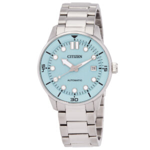 citizen mechanical automatic blue dial men's watch nj0191 83m