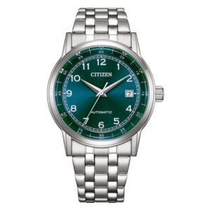 Витрина citizen mechanical automatic green dial men's watch nj0210 56m