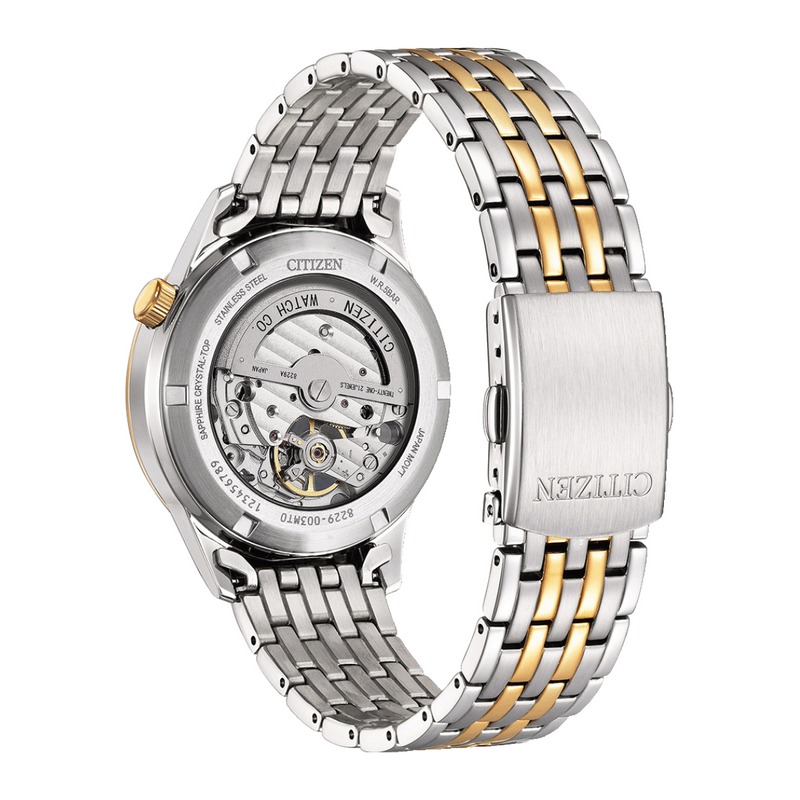 citizen mechanical automatic grey open heart dial men's watch nh9136 88h citizen mechanical automatic grey open heart dial men's watch nh9136 88h