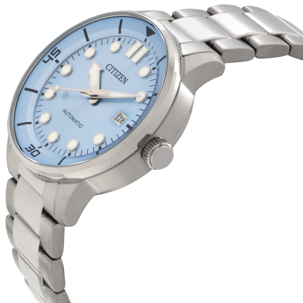 citizen mechanical automatic light blue dial men's watch nj0191 83l citizen mechanical automatic light blue dial men's watch nj0191 83l