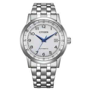 Витрина citizen mechanical automatic white dial men's watch nj0210 56a