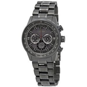 Витрина citizen nighthawk chronograph charcoal grey dial men's watch ca4377 53h