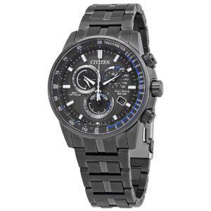 Витрина citizen pcat radio controlled chronograph black dial men's watch cb5887 55h