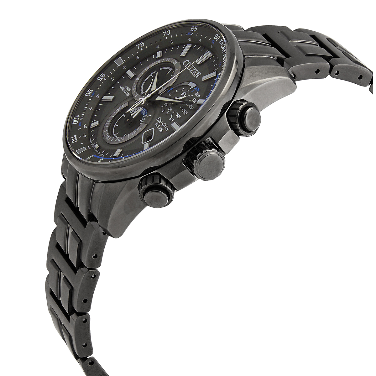 citizen pcat radio controlled chronograph black dial men's watch cb5887 55h citizen pcat radio controlled chronograph black dial men's watch cb5887 55h