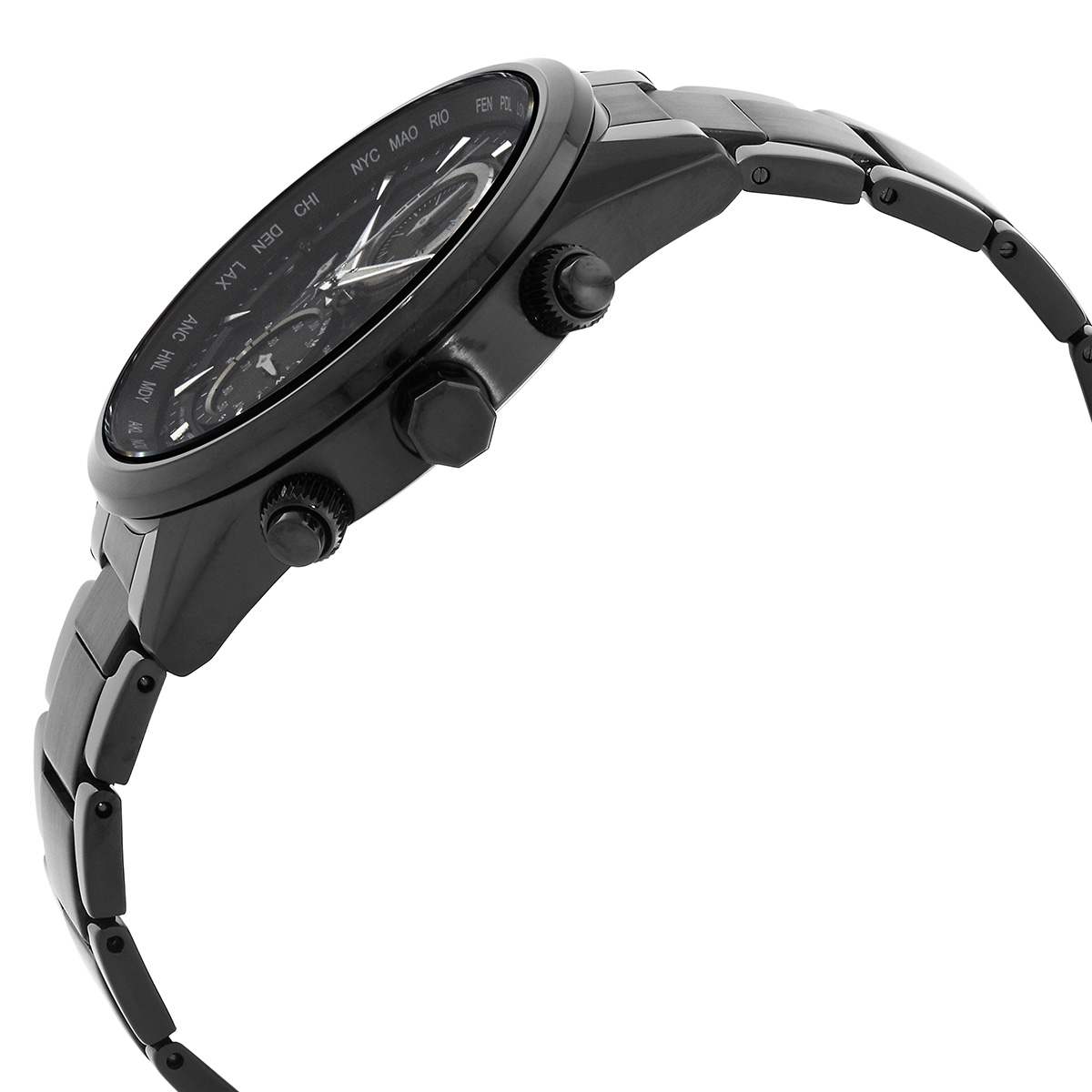 citizen perpetual alarm world time chronograph gmt black dial men's watch at8265 81e citizen perpetual alarm world time chronograph gmt black dial men's watch at8265 81e