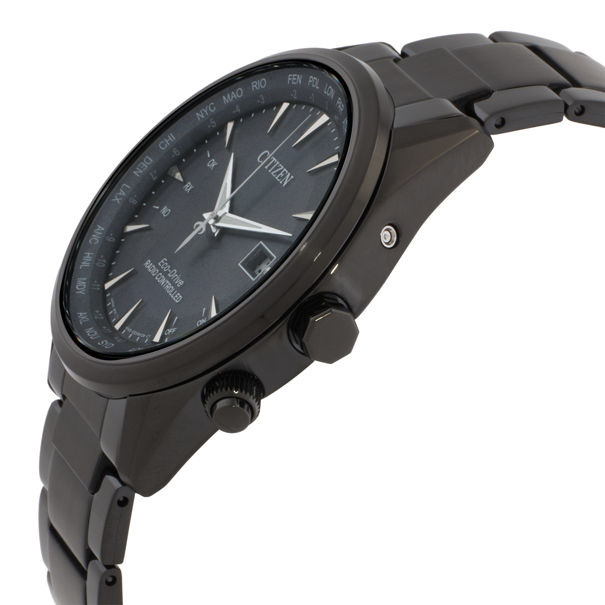 citizen perpetual world time gmt eco drive black dial men's watch cb0275 83e citizen perpetual world time gmt eco drive black dial men's watch cb0275 83e