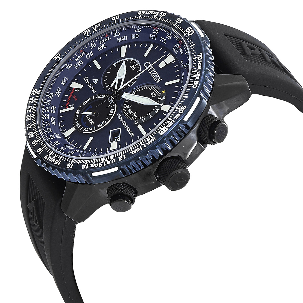 citizen promaster air a t perpetual alarm world time chronograph gmt blue dial men's watch cb5006 02l citizen promaster air a t perpetual alarm world time chronograph gmt blue dial men's watch cb5006 02l
