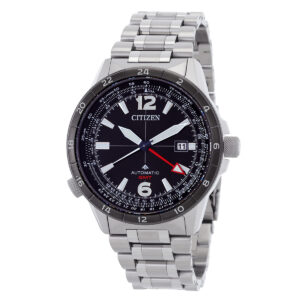 citizen promaster air gmt automatic black dial men's watch nb6046 59e