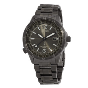 Витрина citizen promaster air gmt automatic gray dial men's watch nb6045 51h
