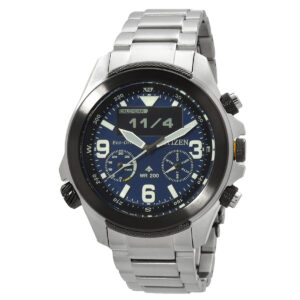 citizen promaster analog digital blue dial men's watch jv1006 51l