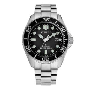 citizen promaster dive black dial men's watch bn0261 51e