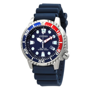 citizen promaster dive blue dial men's watch bn0168 06l