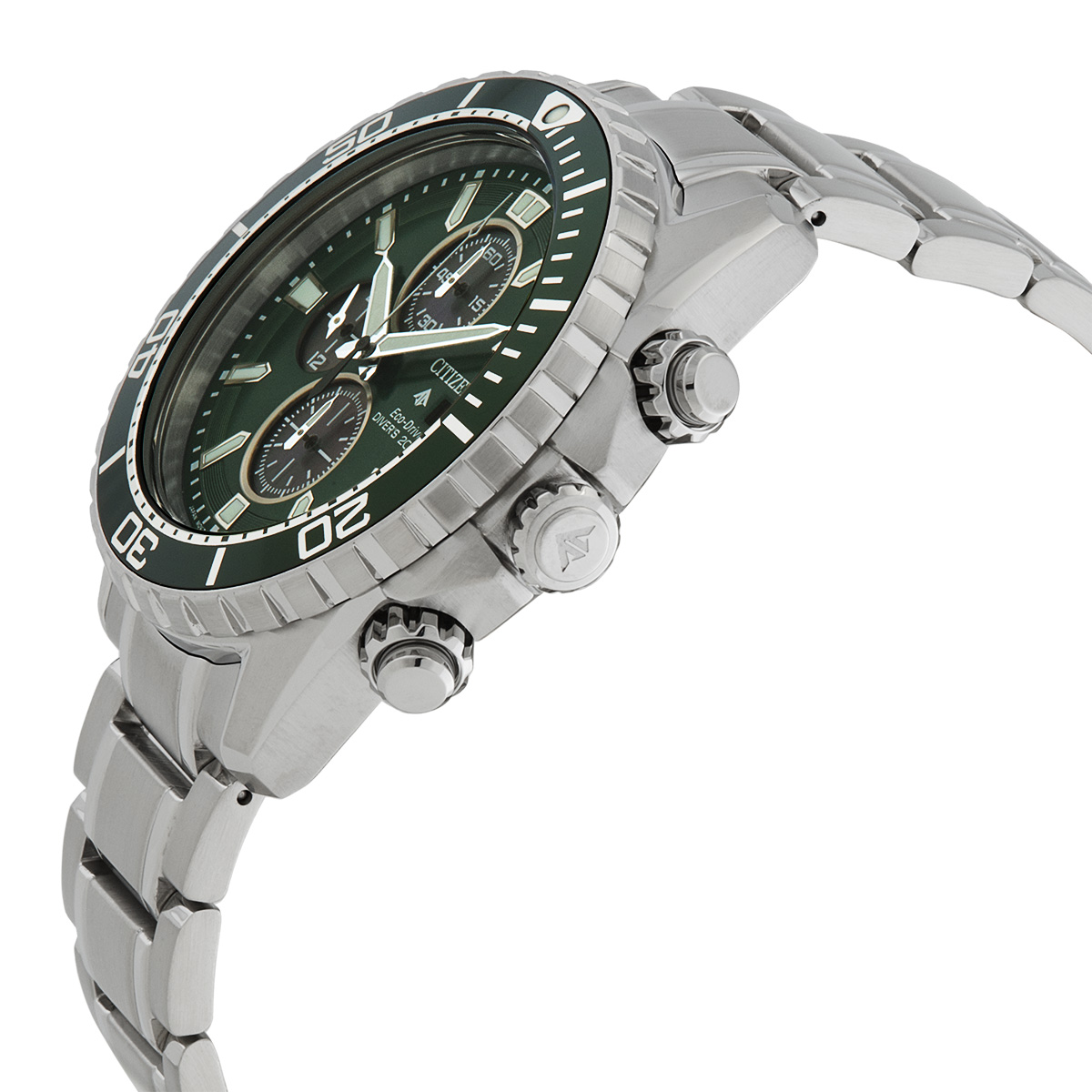 citizen promaster dive chronograph eco drive green dial men's watch ca0820 50x citizen promaster dive chronograph eco drive green dial men's watch ca0820 50x