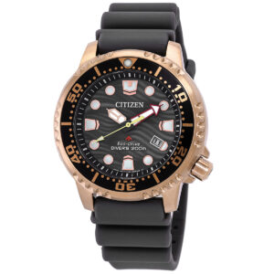 citizen promaster dive eco drive gray dial men's watch bn0163 00h