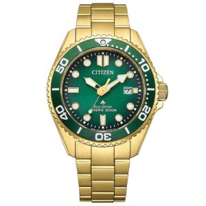 citizen promaster dive green dial men's watch bn0262 59w