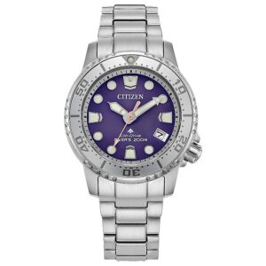 Home citizen promaster dive purple dial ladies watch eo2027 50x