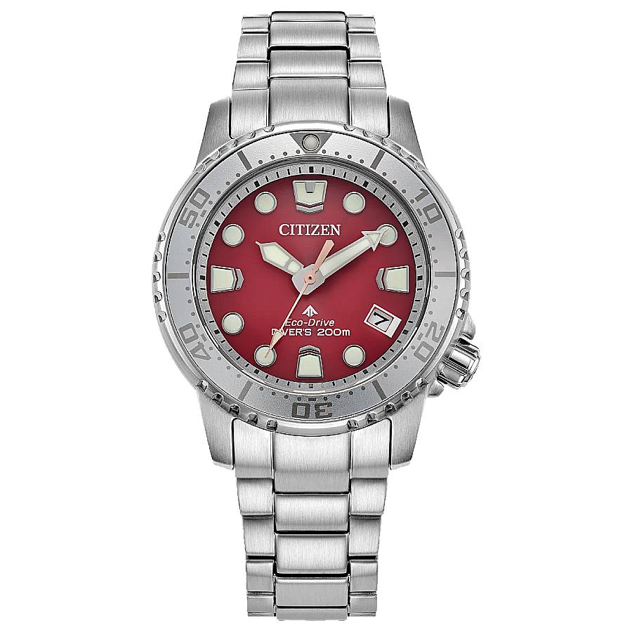citizen promaster dive red dial ladies watch eo2027 50z citizen promaster dive red dial ladies watch eo2027 50z