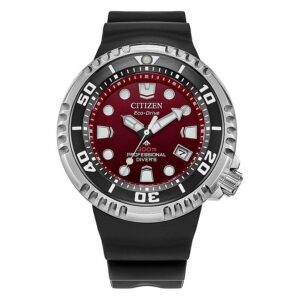 Витрина citizen promaster dive red guradation dial men's watch bn1024 01z