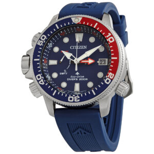 Витрина citizen promaster eco drive blue dial pepsi bezel men's watch bn2038 01l