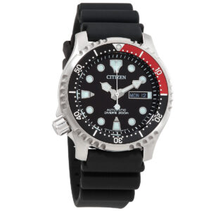 citizen promaster marine automatic black dial coke bezel men's watch ny0085 19e