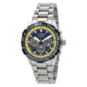Витрина citizen promaster navihawk chronograph blue dial men's watch ca4667 53l