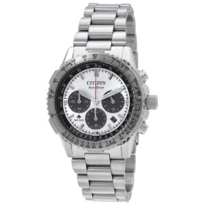citizen promaster navihawk chronograph silver dial men's watch ca4660 61a