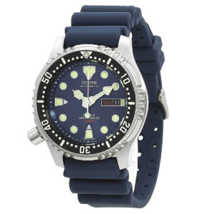 citizen promaster sea automatic blue dial men's watch ny0040 17l