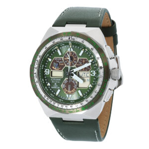 Витрина citizen promaster skyhawk a t chronograph green dial men's watch jy8147 01x