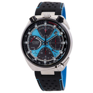 Home citizen promaster tsuno alarm chronograph blue dial watch av0106 01l