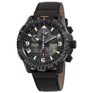 Витрина citizen quartz analog digital black dial watch jy8085 14h