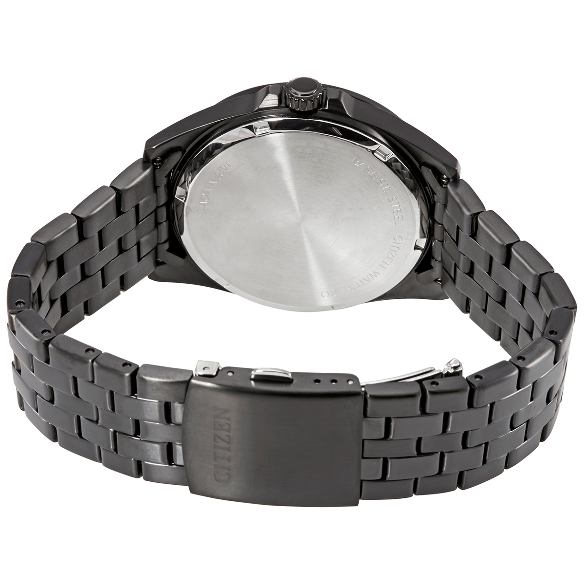 citizen quartz black dial black plated men's watch bi5055 51e citizen quartz black dial black plated men's watch bi5055 51e