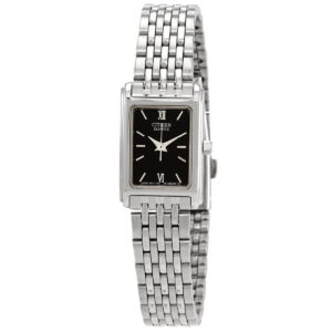 Home citizen quartz black dial ladies watch ej5850 57e