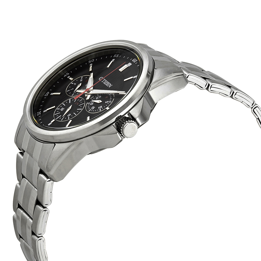 citizen quartz black dial stainless steel men's watch ag8340 58e citizen quartz black dial stainless steel men's watch ag8340 58e