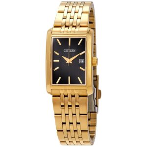 Home citizen quartz black dial men's watch bh1673 50e
