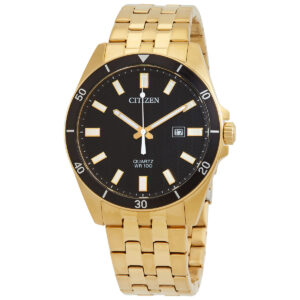Витрина citizen quartz black dial men's watch bi5052 59e