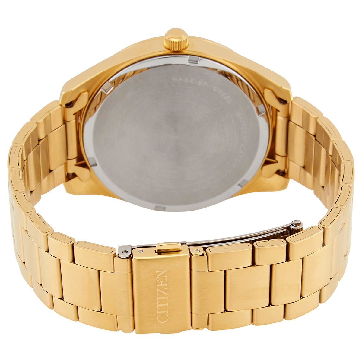 citizen quartz blue dial gold tone men's watch bi1032 58l citizen quartz blue dial gold tone men's watch bi1032 58l