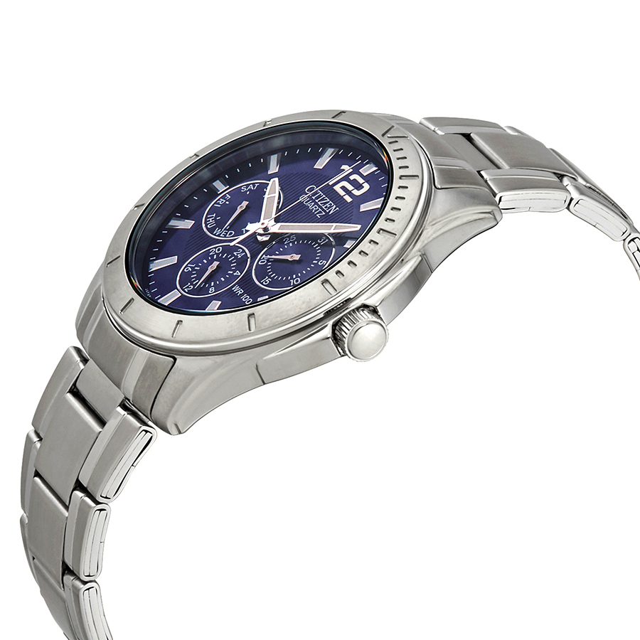 citizen quartz blue dial stainless steel men's watch ag8300 52l citizen quartz blue dial stainless steel men's watch ag8300 52l