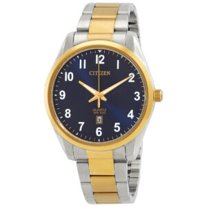 Витрина citizen quartz blue dial men's watch bi1036 57l