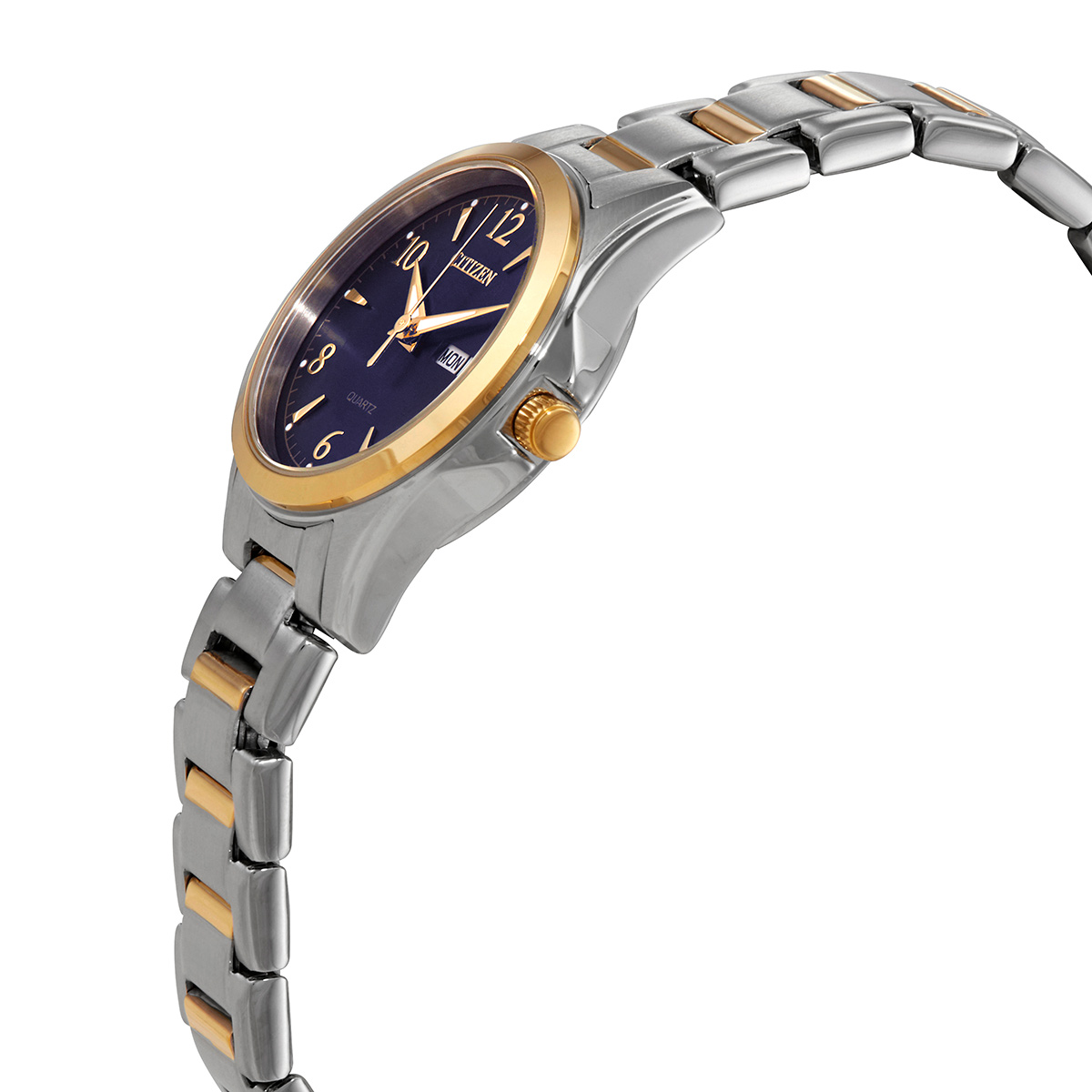 citizen quartz blue dial two tone ladies watch eq0595 55l citizen quartz blue dial two tone ladies watch eq0595 55l